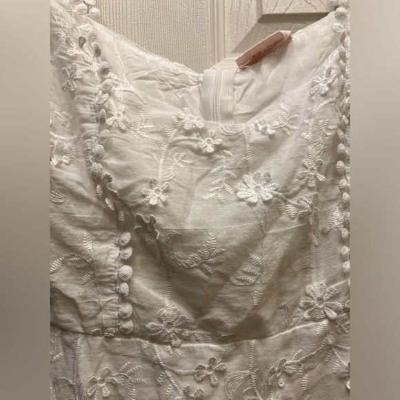 Showpo Fancy A Spritz Dress In White Embroidery Mini Dress - Picture 5 of 11